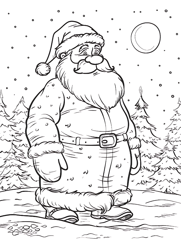 Merry Christmas Coloring Pages