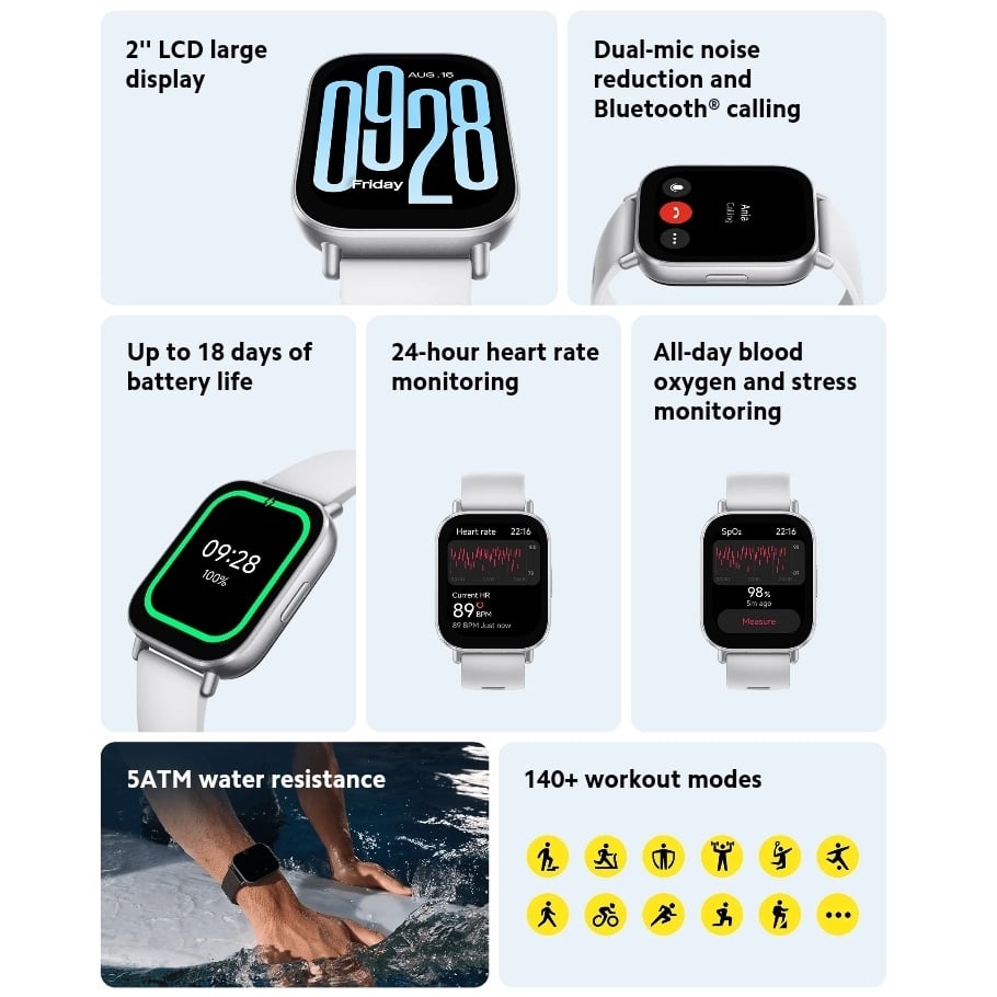 Xiaomi Redmi Watch 5 Active Calling Fitness Tracker
