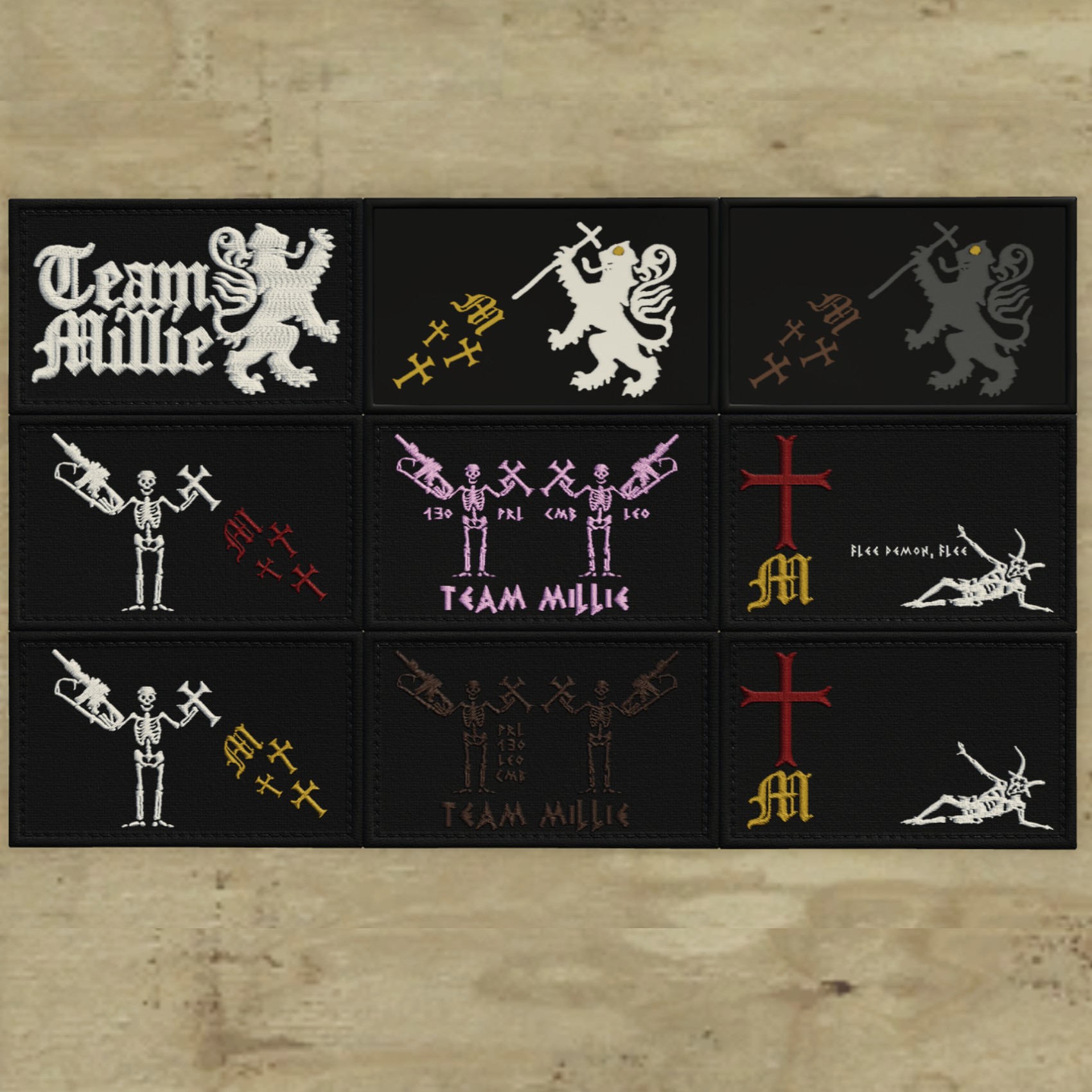 TEAM MILLIE PATCH PACK 2 - Payhip