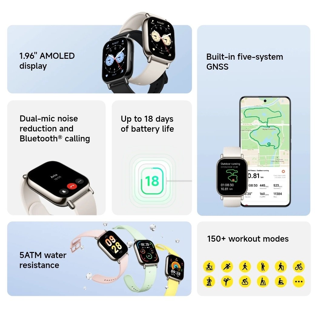 Xiaomi Redmi Watch 5 Lite Calling Smart Watch Fitness Tracker