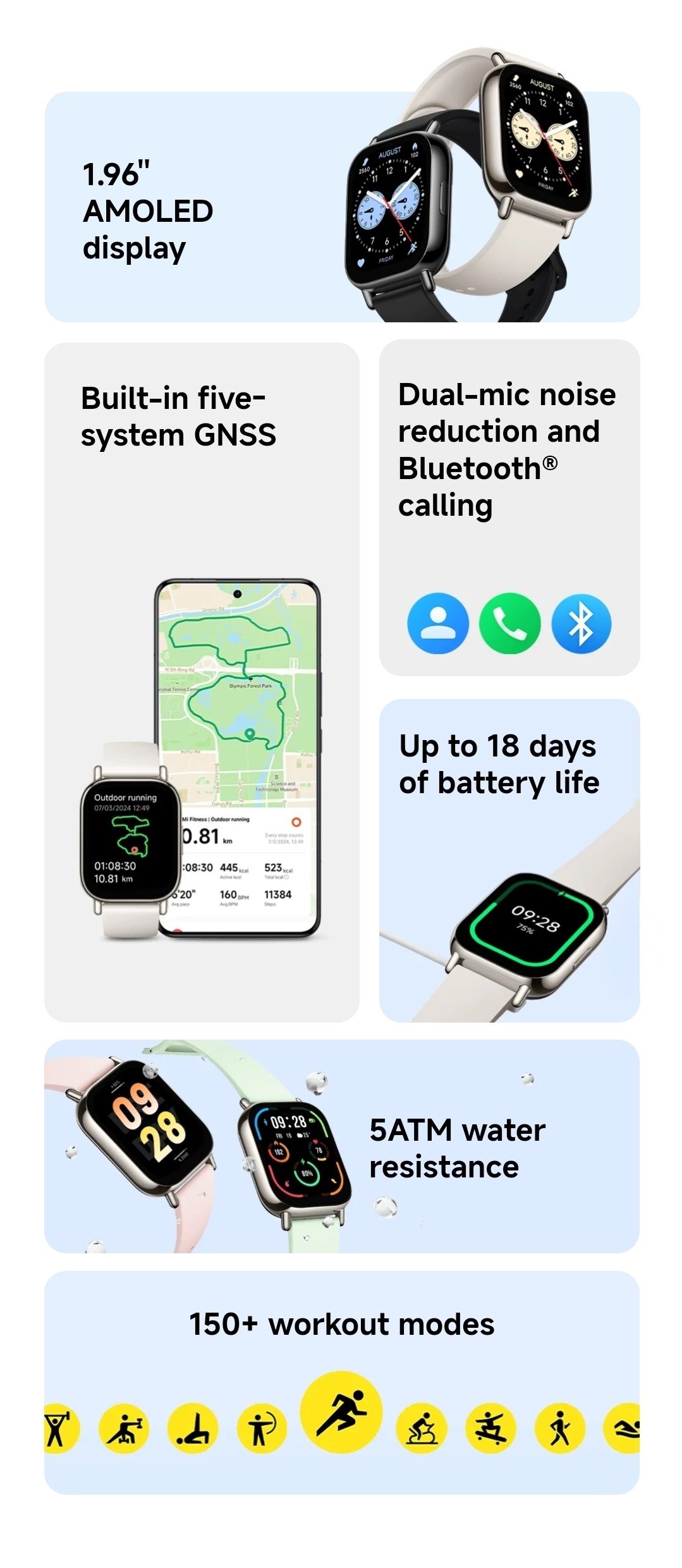 Xiaomi Redmi Watch 5 Lite Calling Smart Watch Fitness Tracker