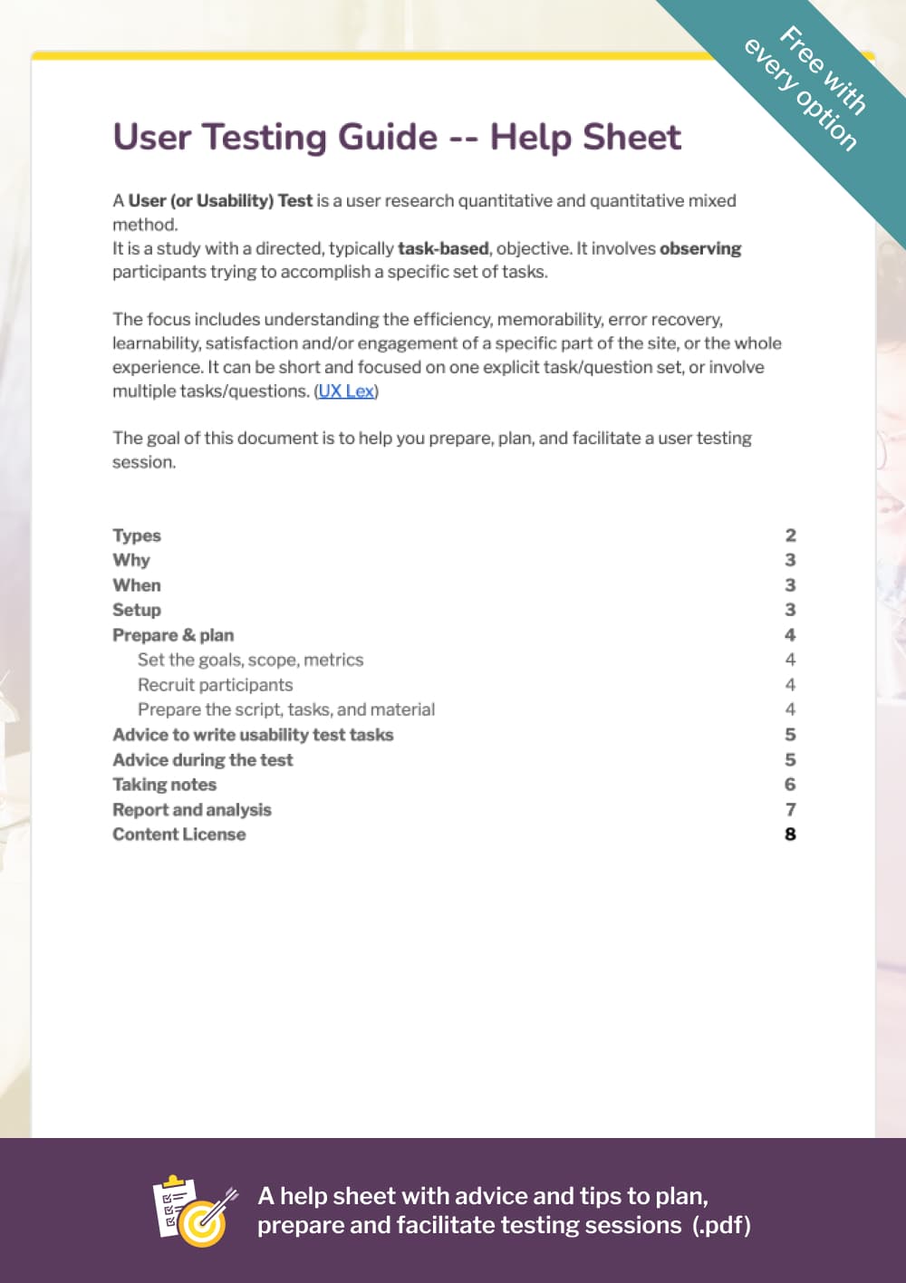 User Testing Templates Starter Kit