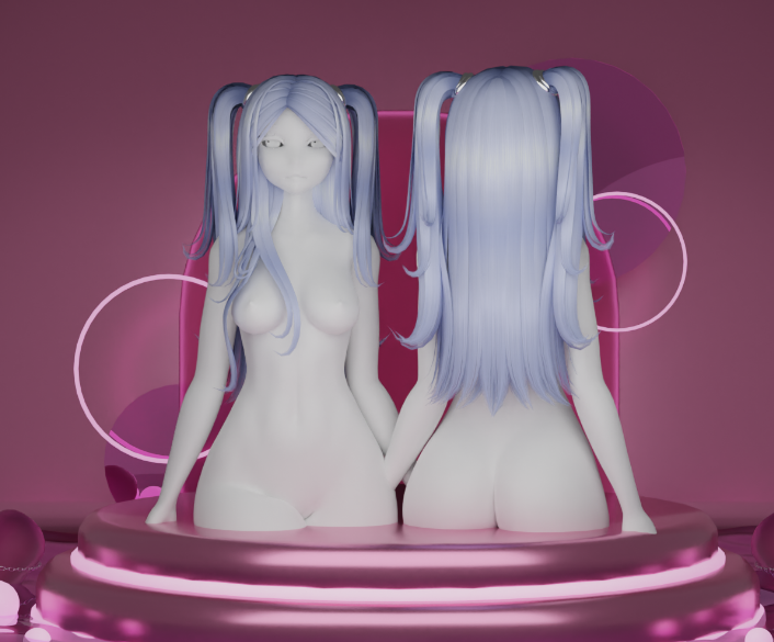 Hazel's hair for VRChat