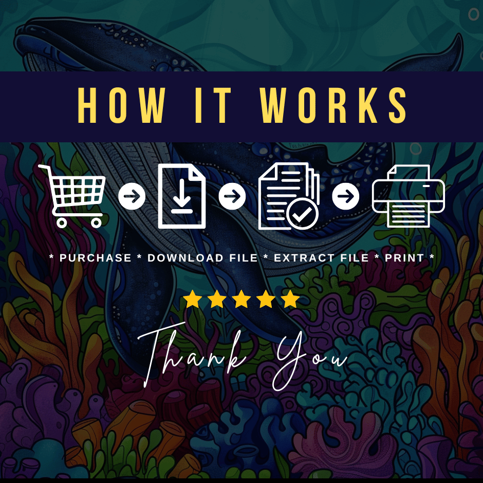 Coloring Book Ocean Animal