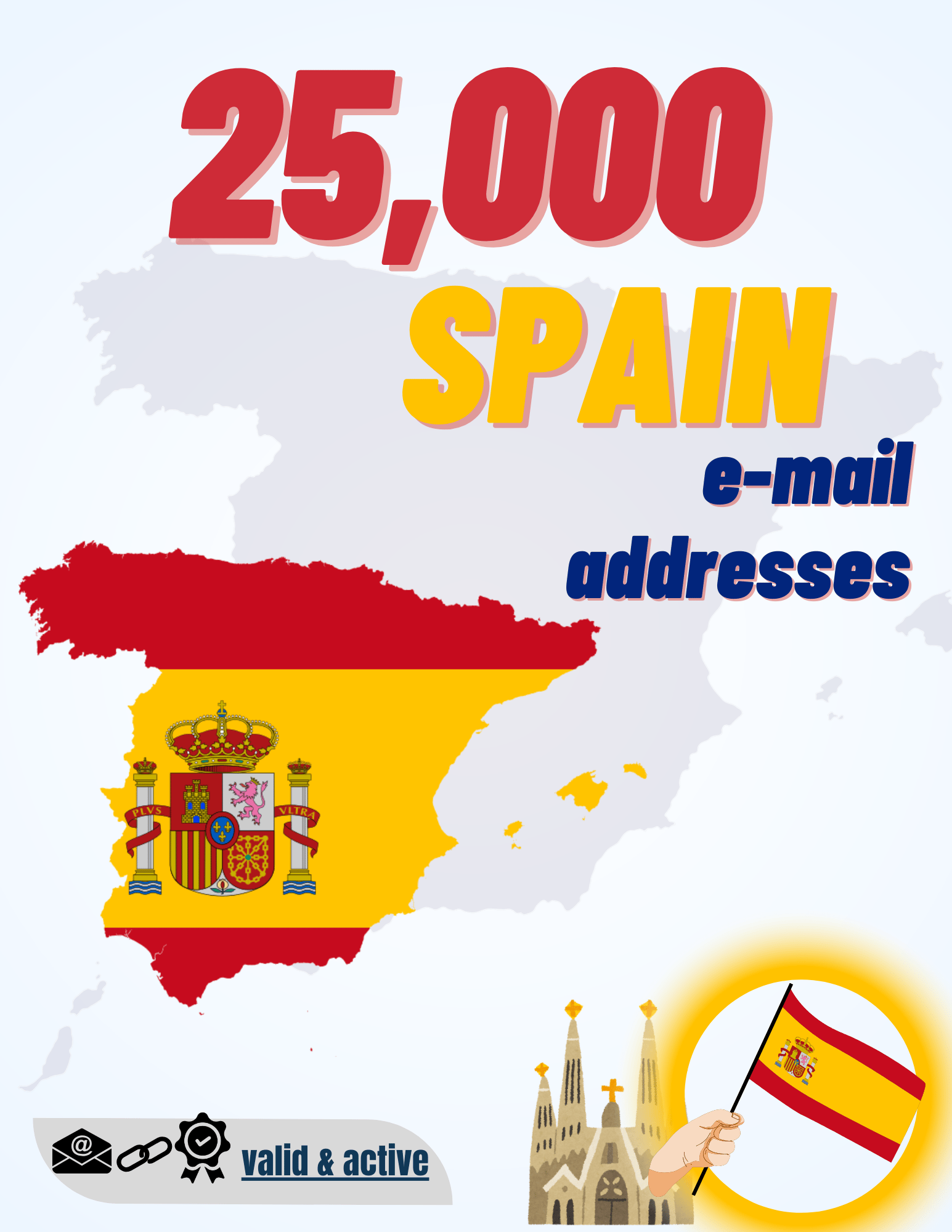 SPAIN -25K email addresses - Payhip