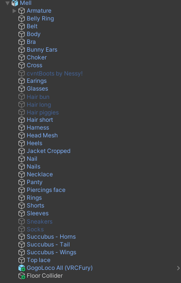 Contains