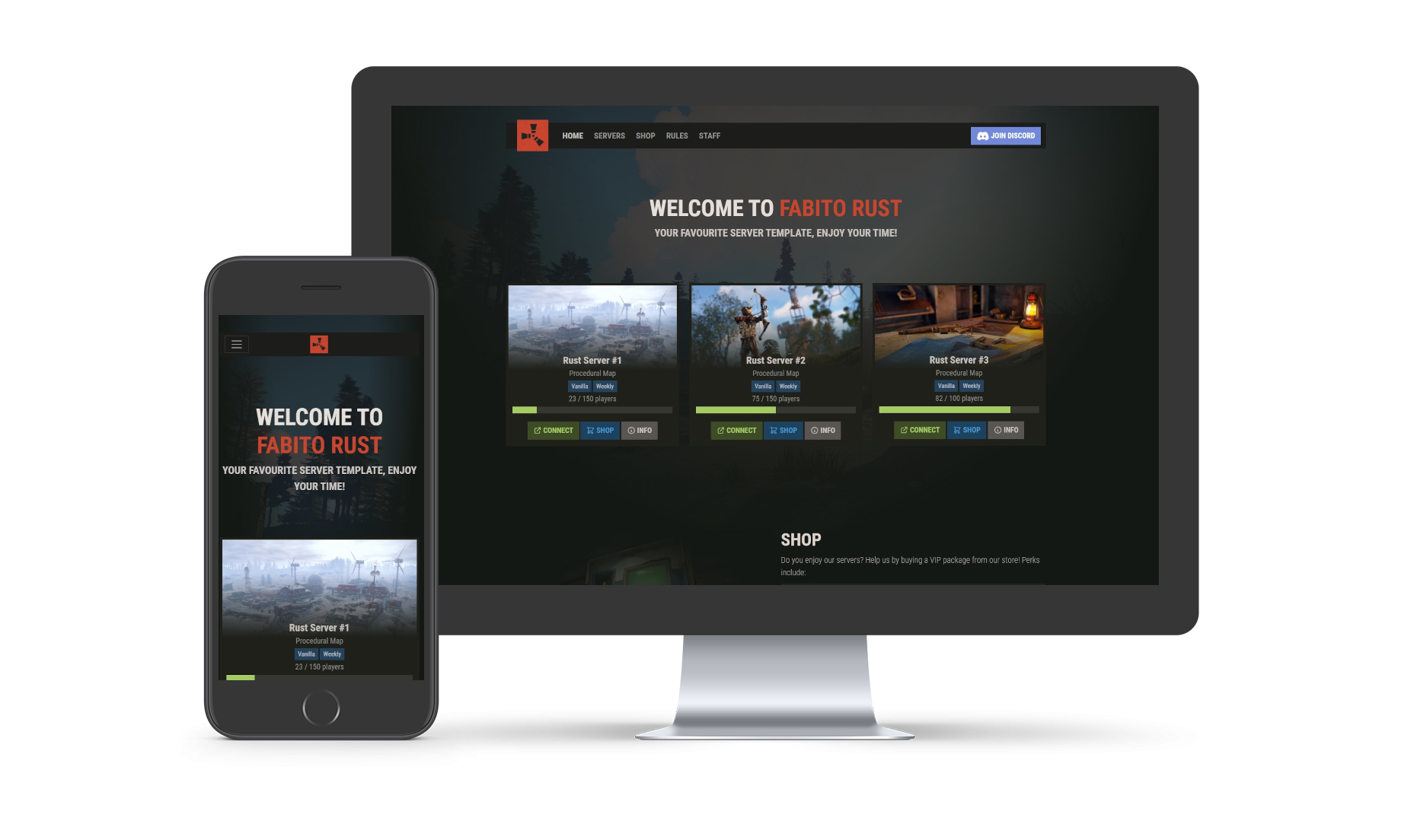 Website Template RUST - Payhip