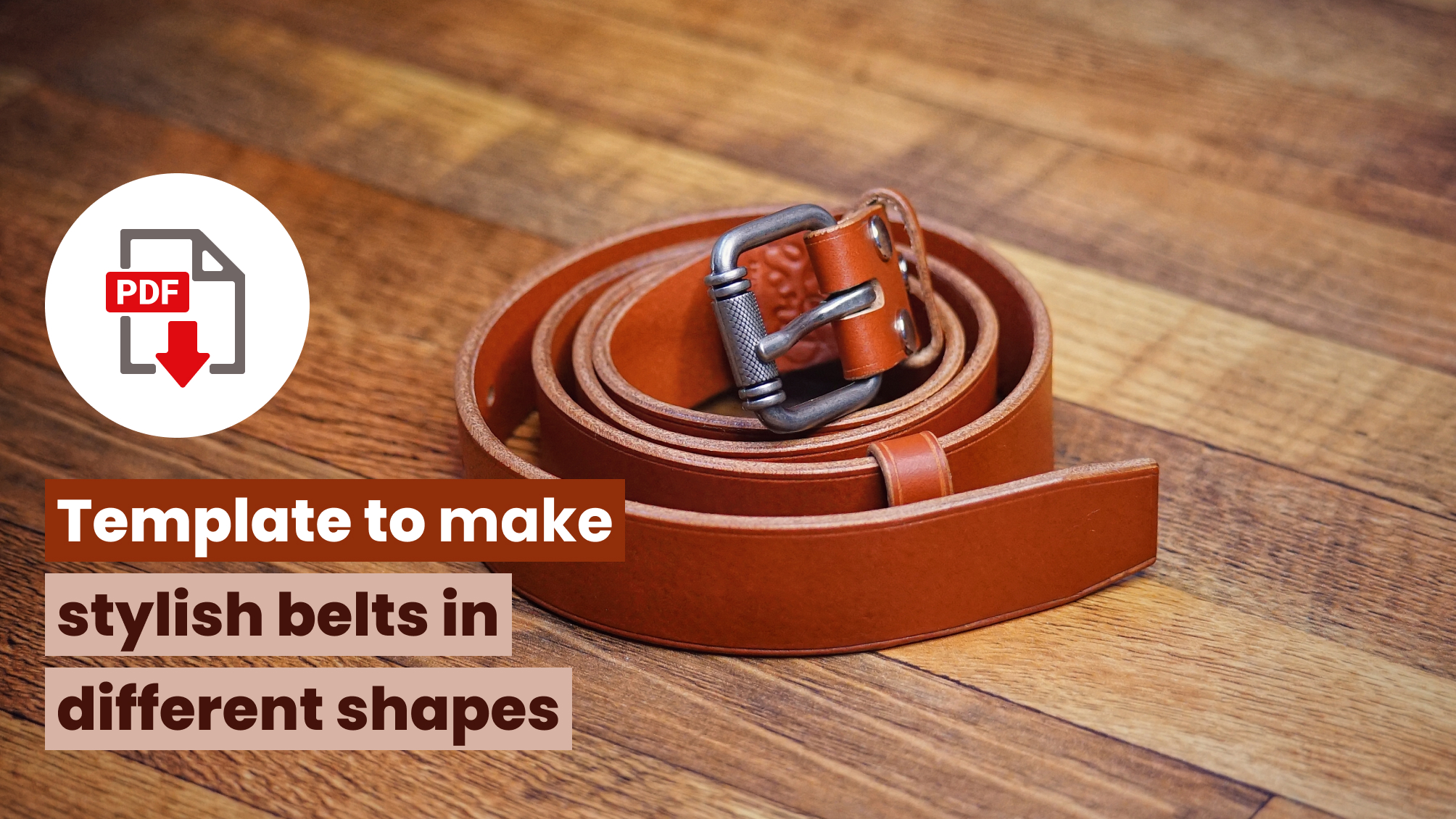 Belt Pattern - PDF Template
