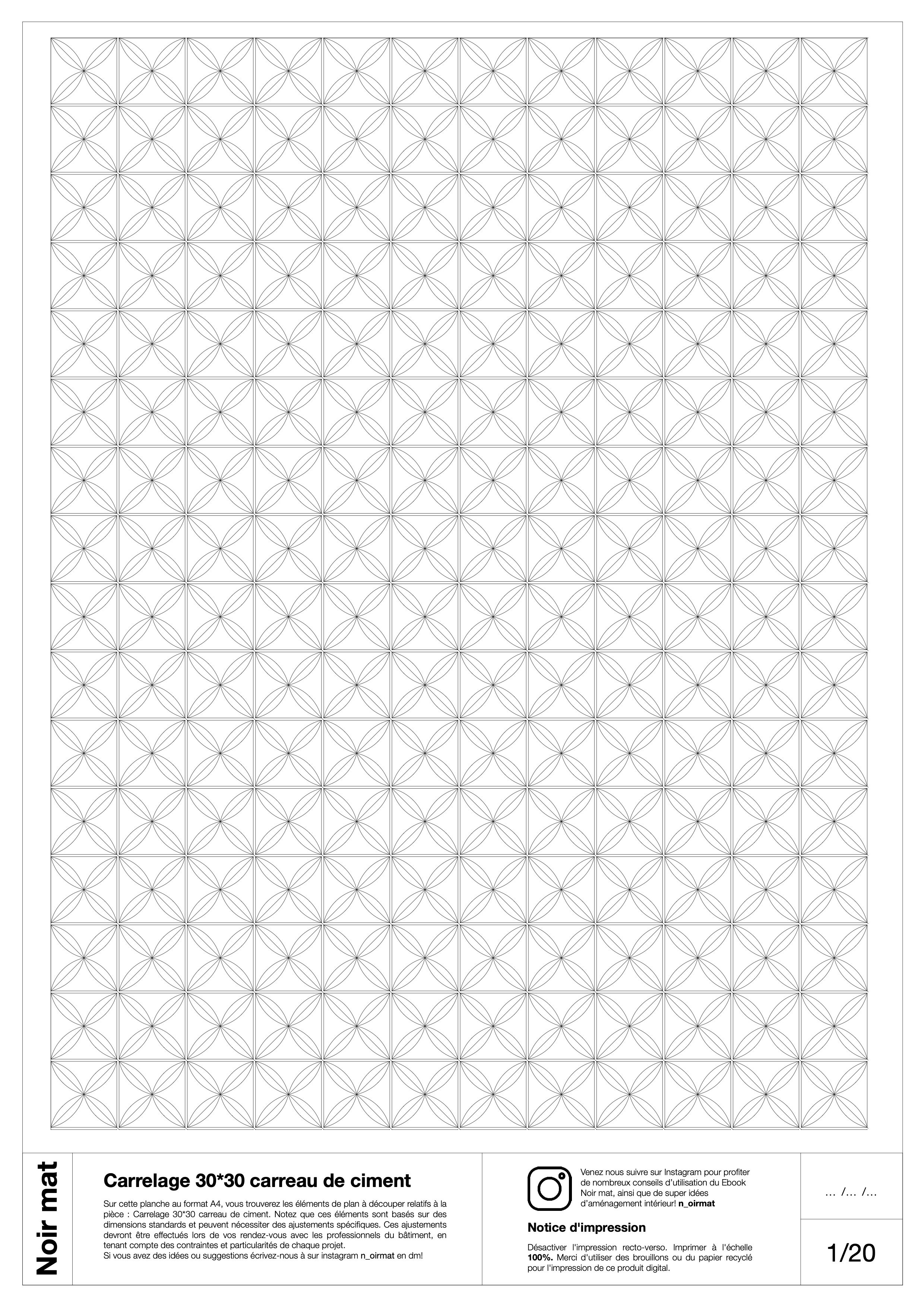 11 Plan 1/20 Carrelage 30*30 carreaux de ciment - Payhip