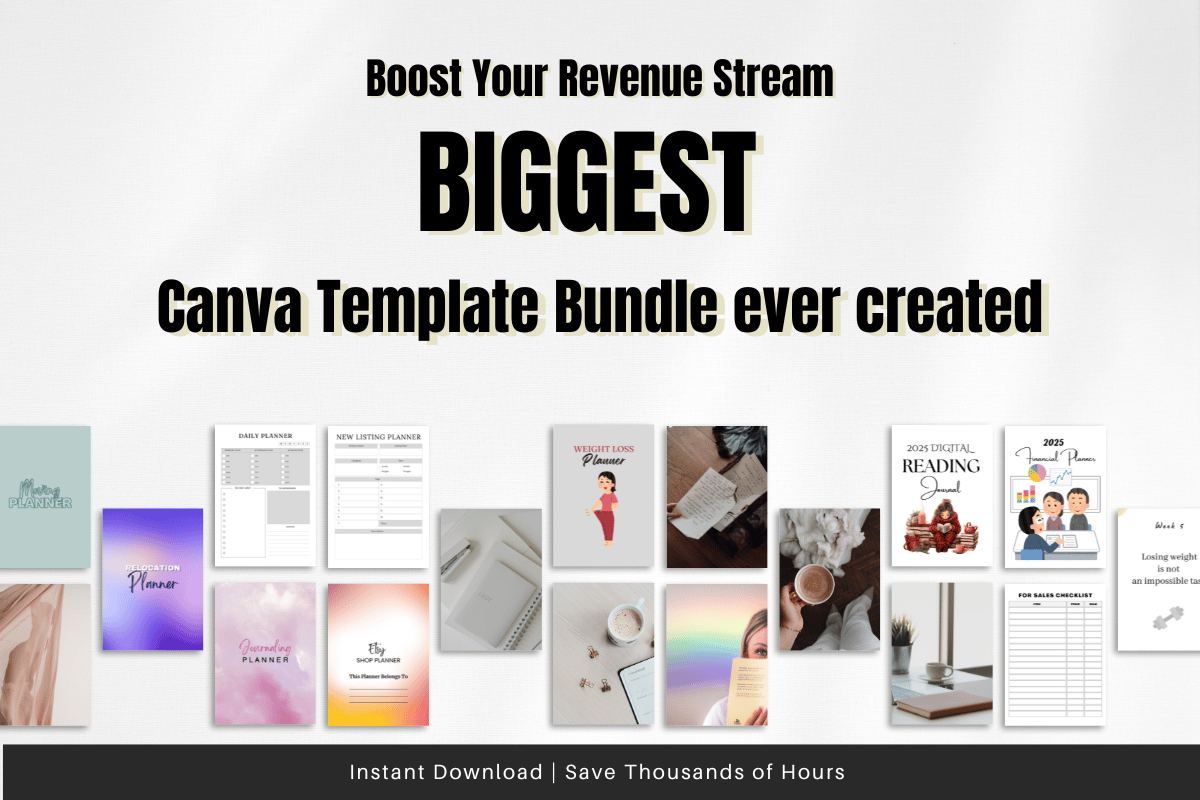 10000+ Pages Canva Template Bundle