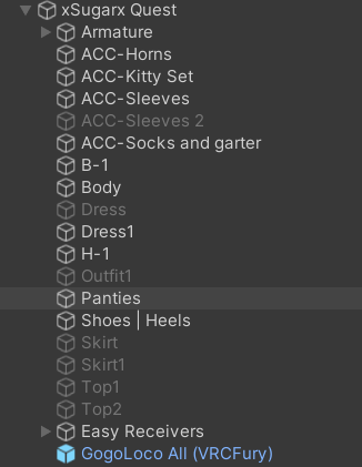 Quest toggles