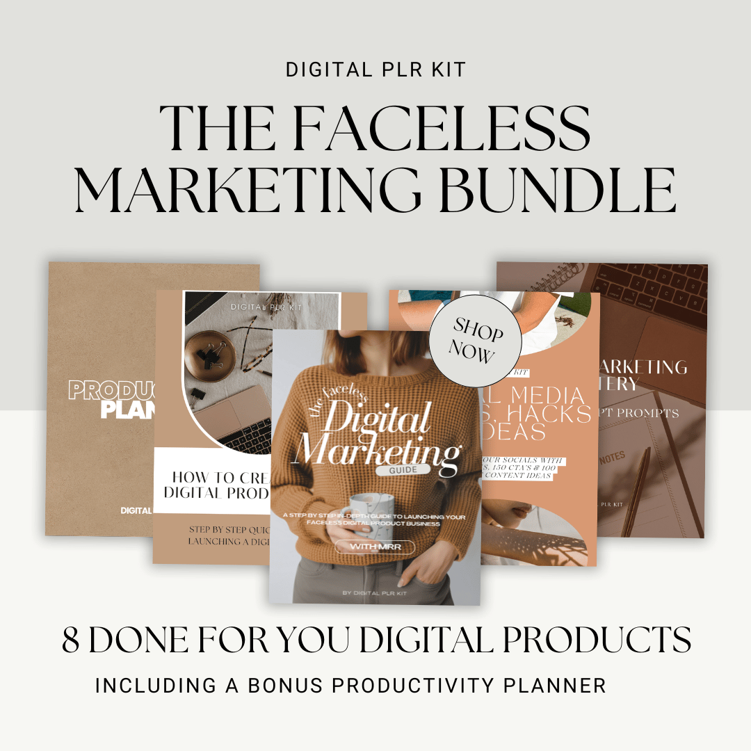 The Faceless Marketing Bundle - Payhip