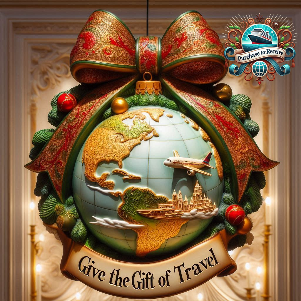 Travel Christmas ornaments
