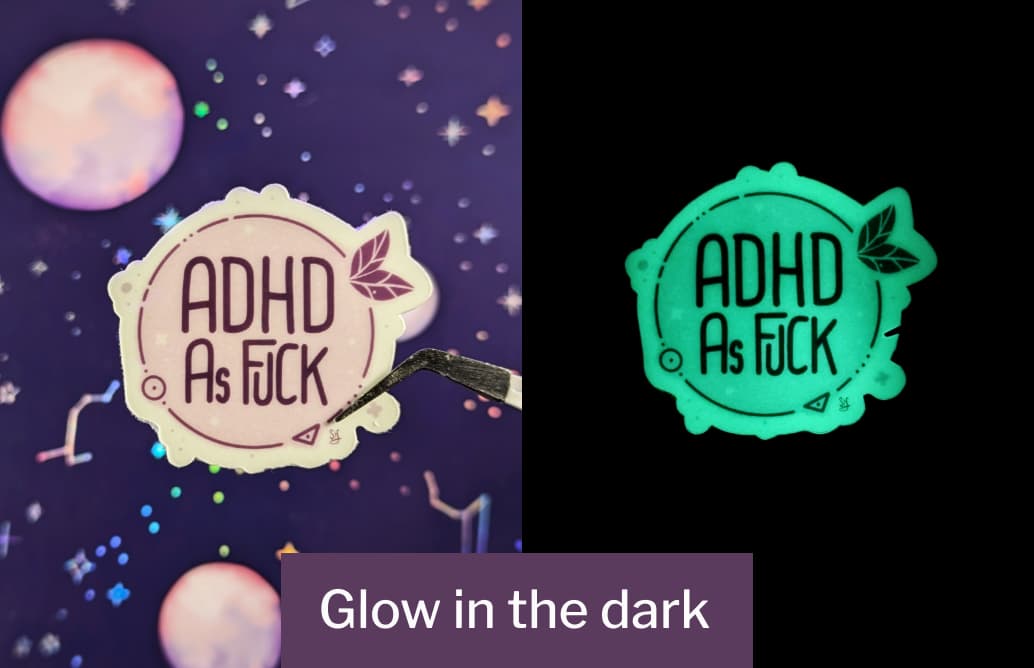 glow in the dark sticker