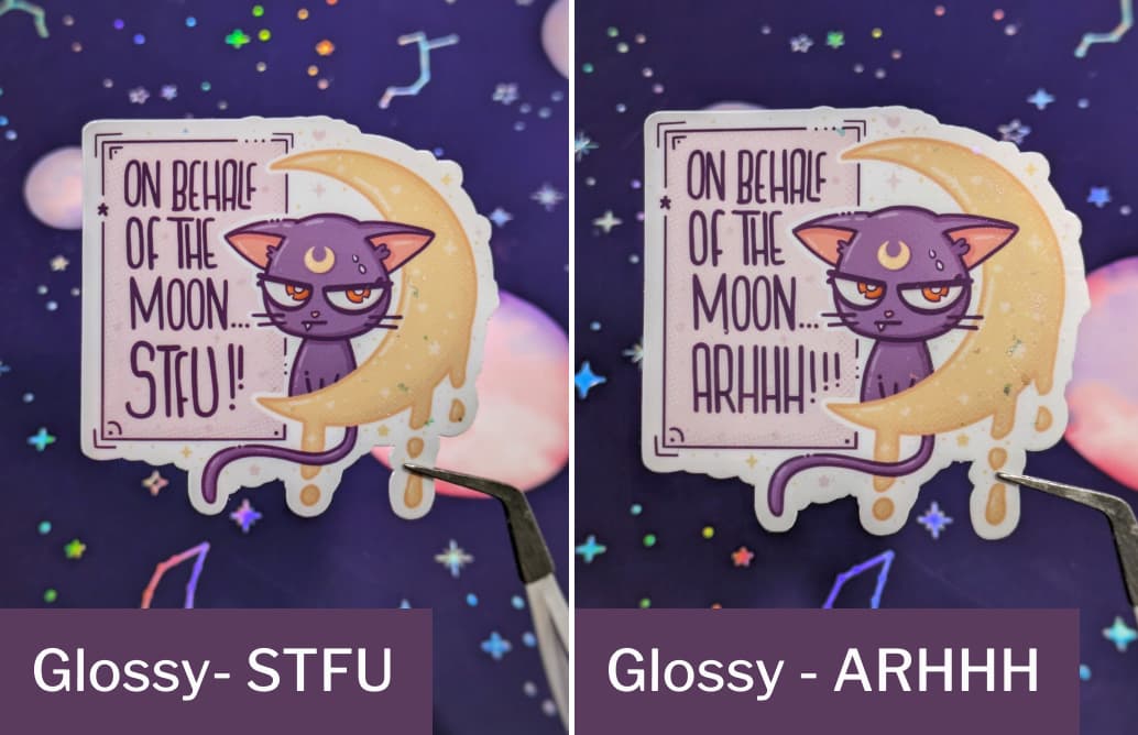 Glossy STFU and ARHHH variant