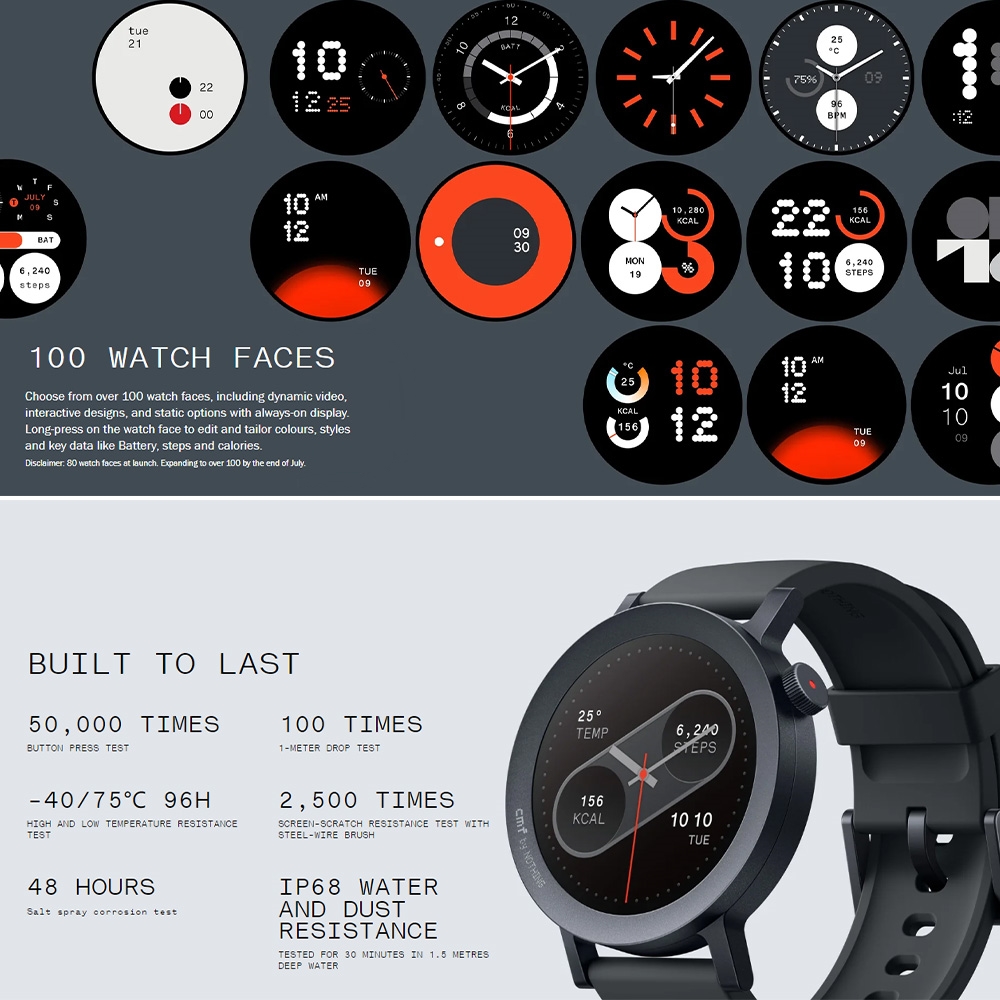 CMF by Nothing Watch Pro 2 Rounder Smart Watch GPS Fitness Tracker