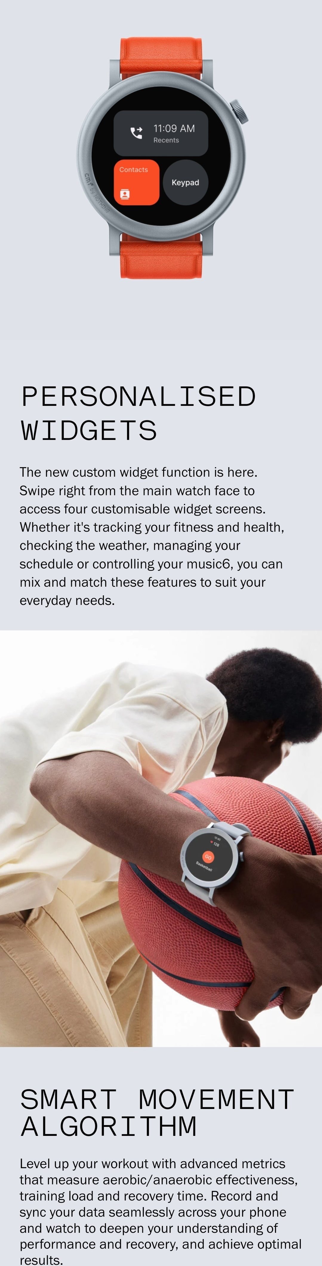 CMF by Nothing Watch Pro 2 Rounder Smart Watch GPS Fitness Tracker