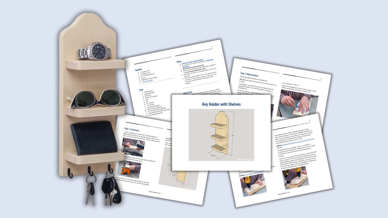 Key Box Examples Pdf Key Holder With Shelves PDF Plan
