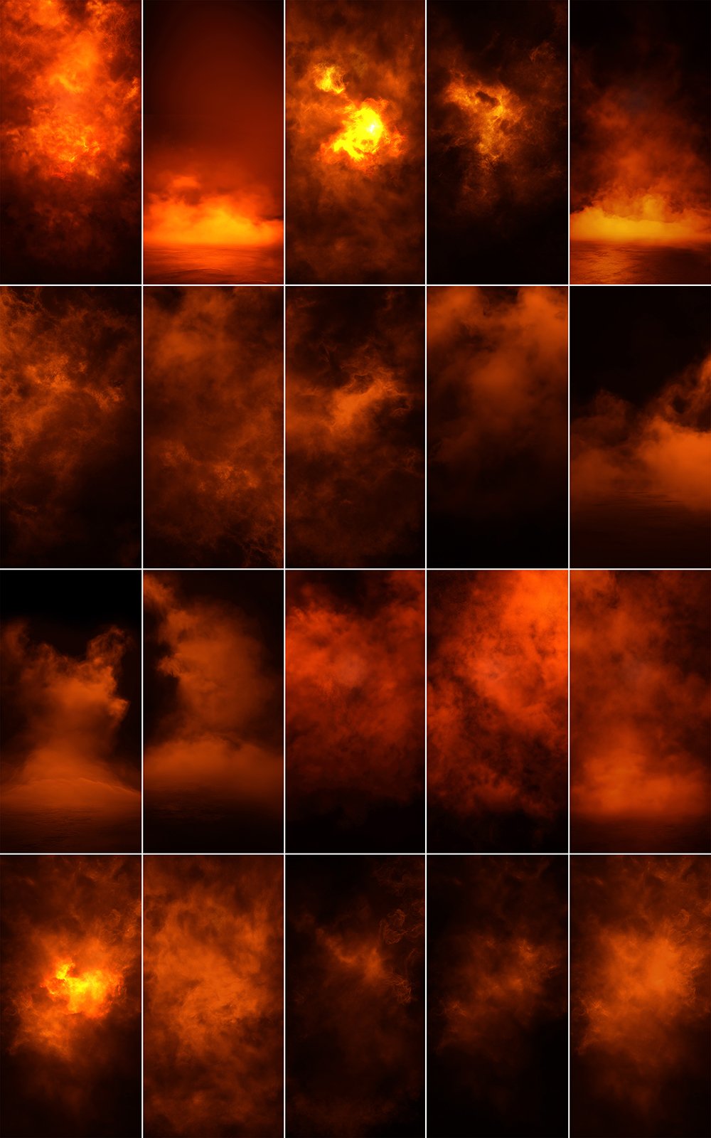 Smoke and Fog, Layered Photoshop Template, Digital Background, School, Sports, Team Photography, for Photographers, Realistic, Colors, Lights, Epic