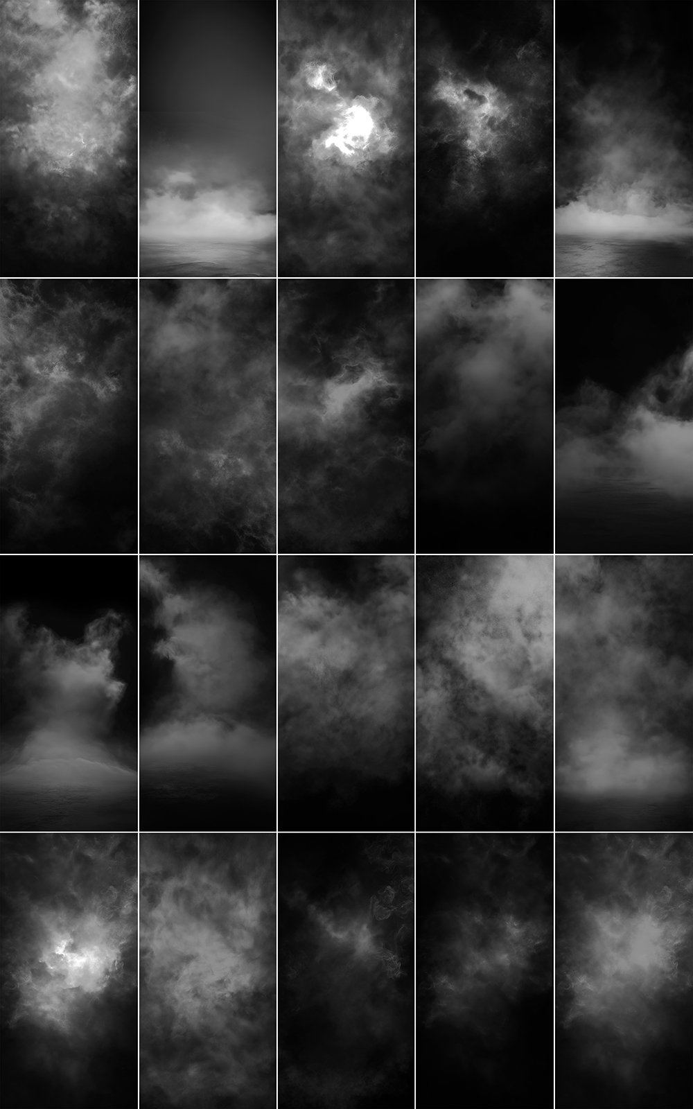 Smoke and Fog, Layered Photoshop Template, Digital Background, School, Sports, Team Photography, for Photographers, Realistic, Colors, Lights, Epic