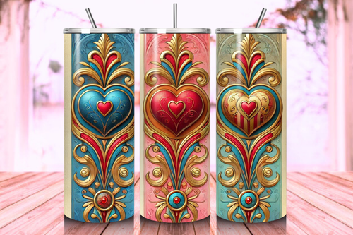 Creative Valentine's Day sublimation design ideas for 20oz tumblers, featuring romantic and vibrant graphics perfect for personalized and festive drinkware.