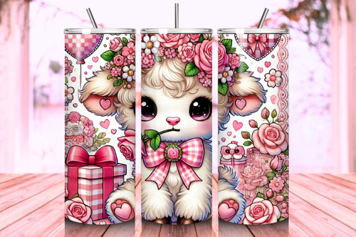 Creative Valentine's Day sublimation design ideas for 20oz tumblers, featuring romantic and vibrant graphics perfect for personalized and festive drinkware.