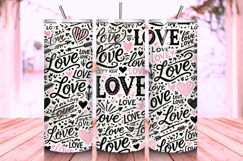 Creative Valentine's Day sublimation design ideas for 20oz tumblers, featuring romantic and vibrant graphics perfect for personalized and festive drinkware.