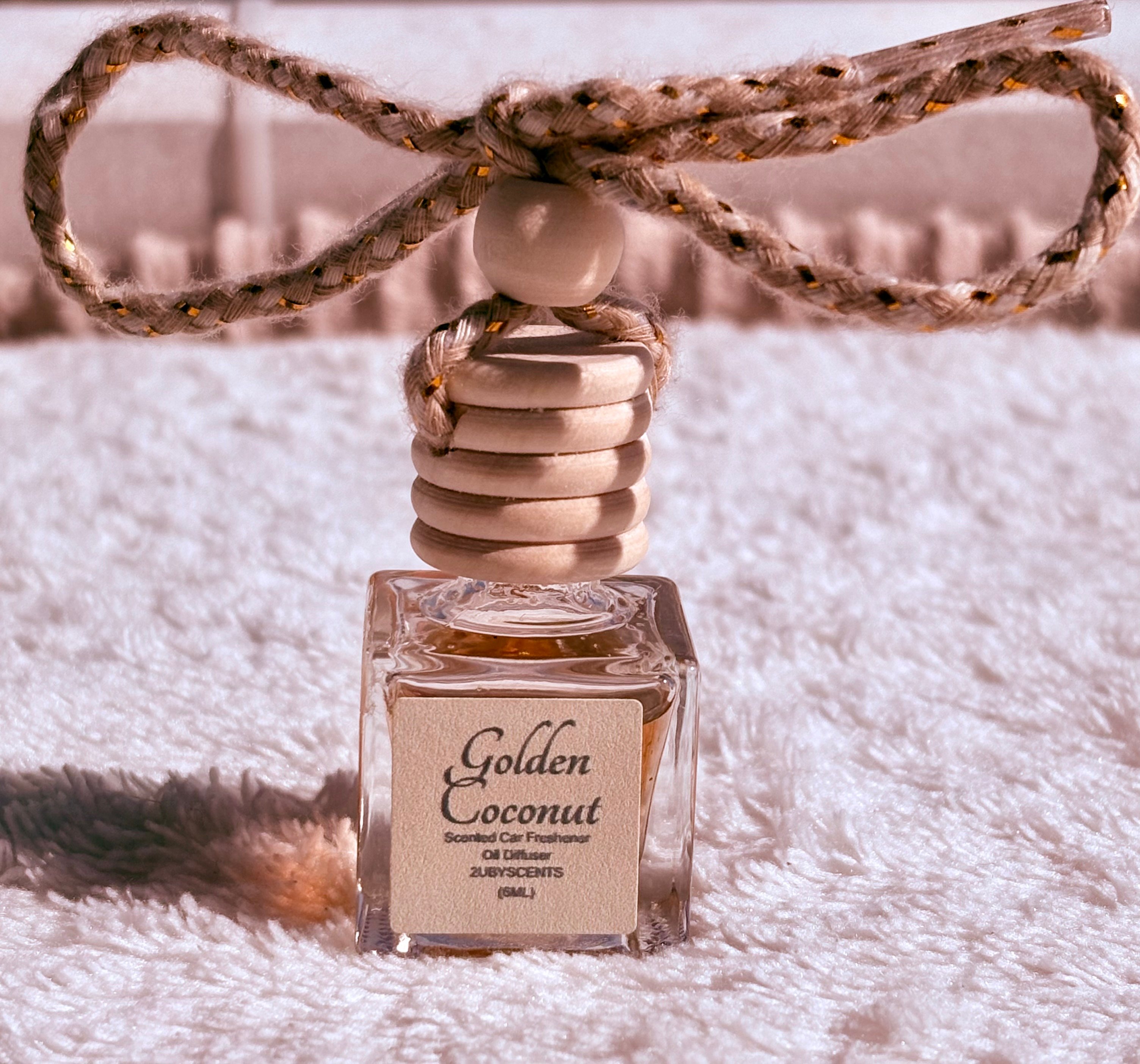 Golden Coconut - Car Diffuser From The Jade Collection - Payhip