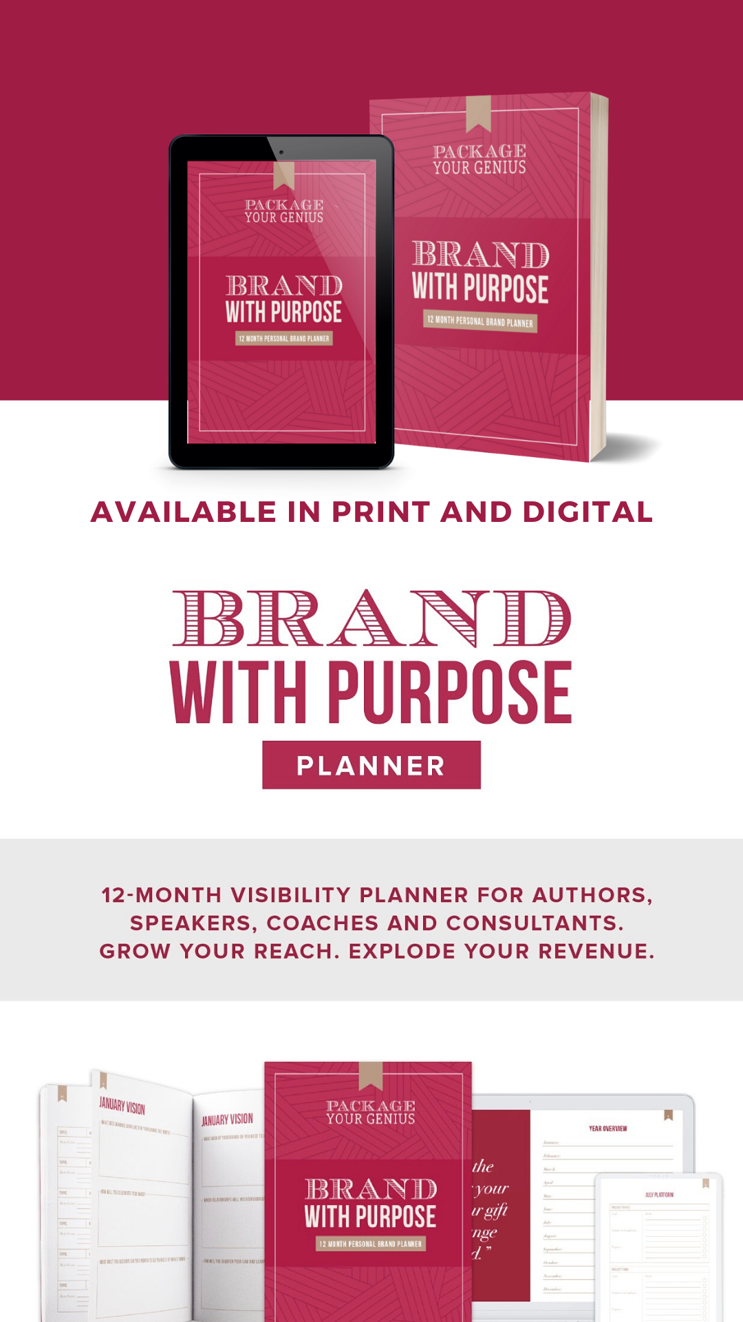 Brand Social Media PR Money Planner