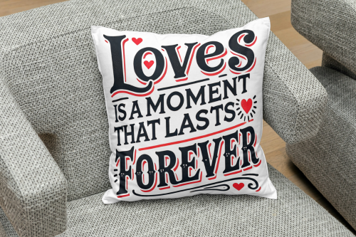 Creative Valentine's Day sublimation pillow designs featuring love themes, heart shapes, and romantic messages for home decor and gifts.
