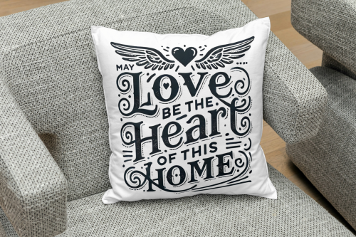 Creative Valentine's Day sublimation pillow designs featuring love themes, heart shapes, and romantic messages for home decor and gifts.