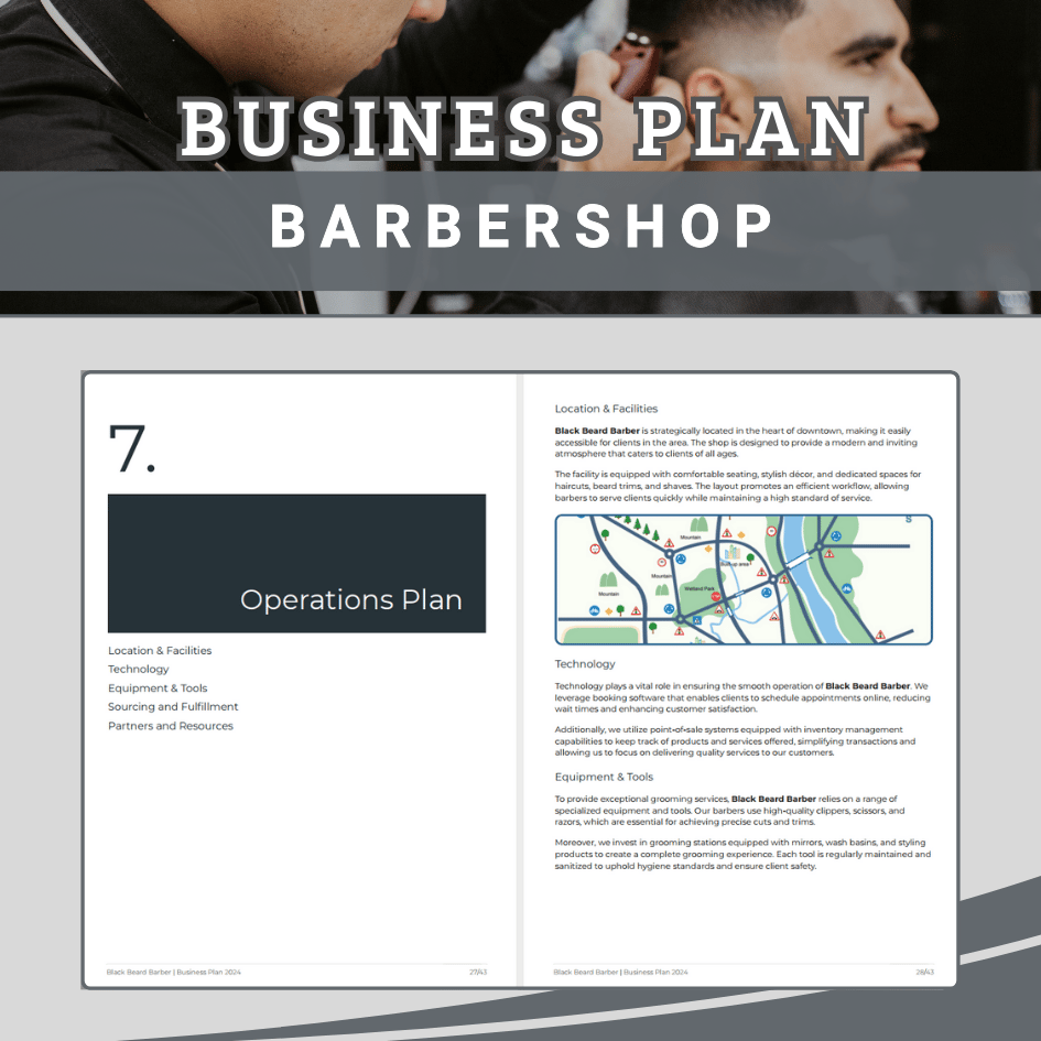 BUSINESS PLAN TEMPLATE - Barbershop