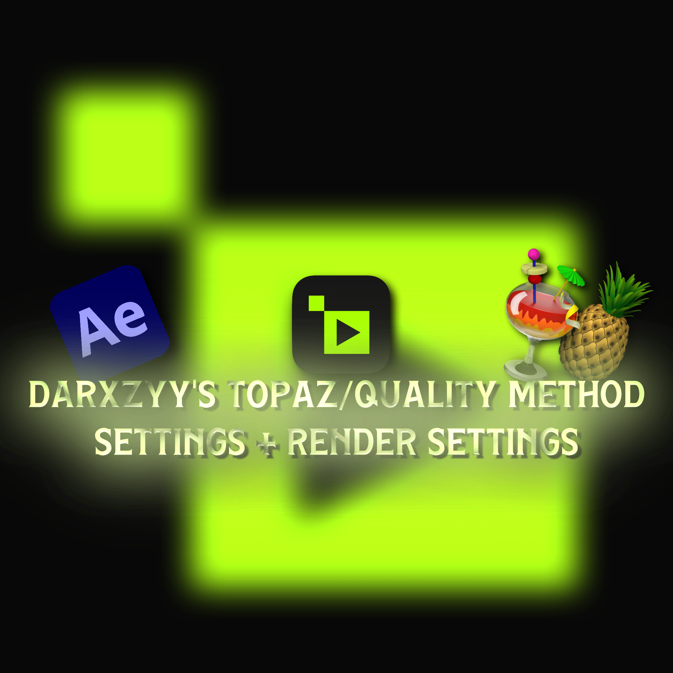DARXZYY'S TOPAZ/QUALITY METHOD SETTINGS RENDER SETTINGS (Quality Method ...