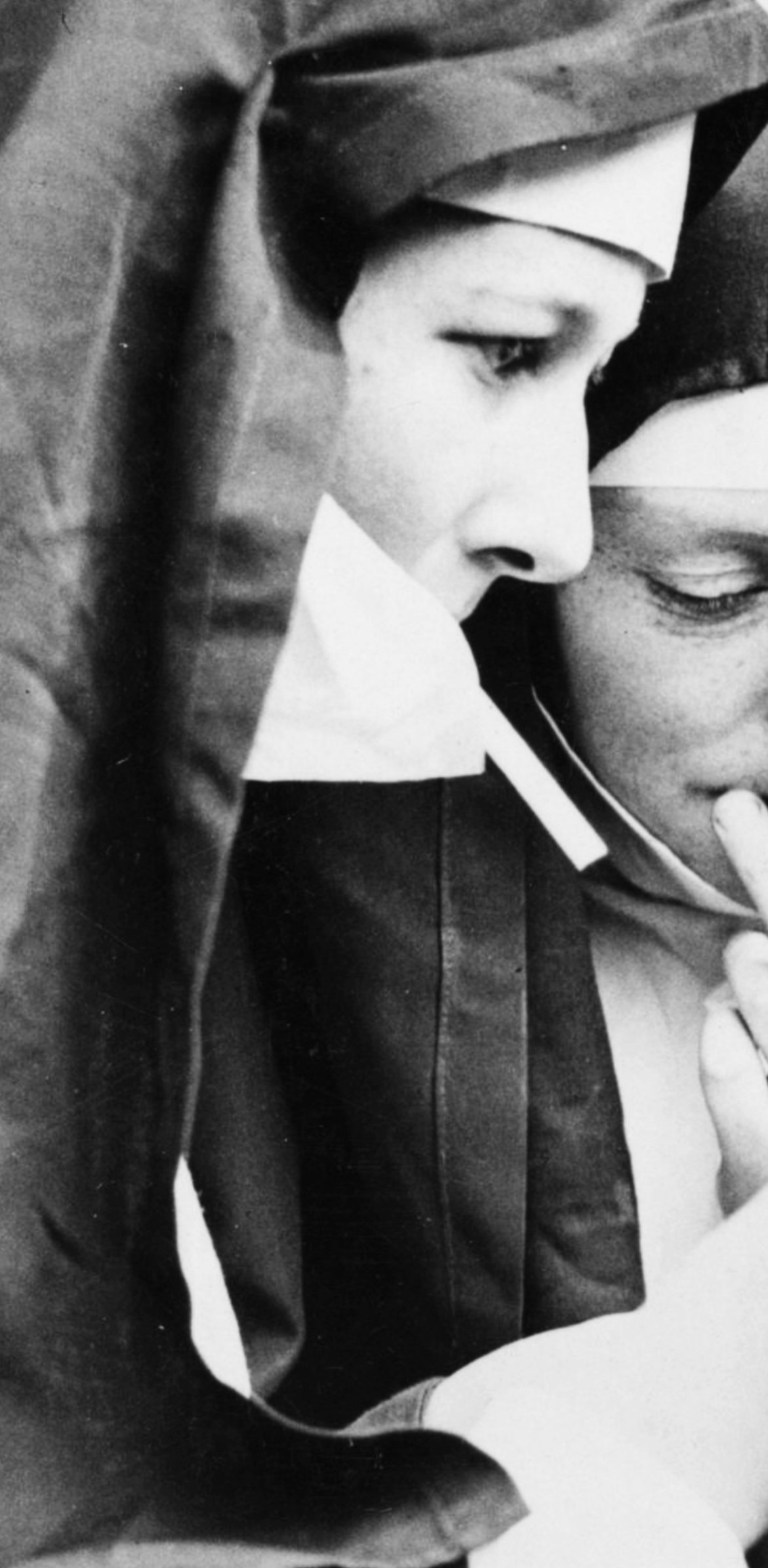 Vintage Smoking Nuns Photo