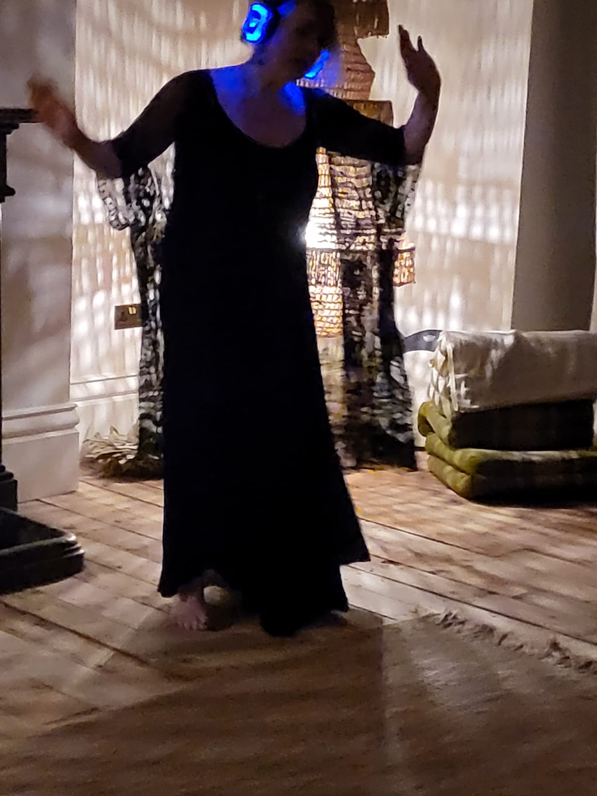 dancing, dress, headphones, guru circles