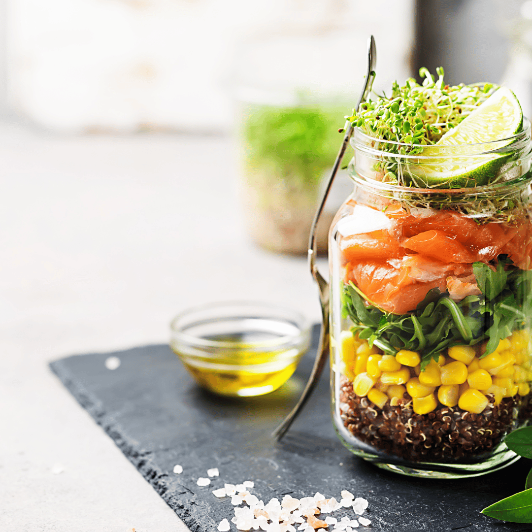 mason jar salads
