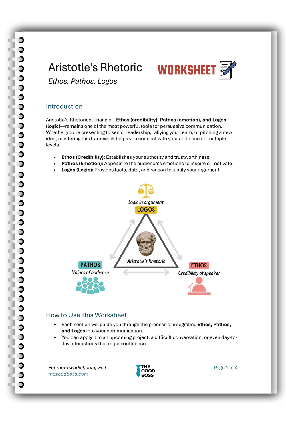 Worksheet: Aristotle's Rhetorical Triangle