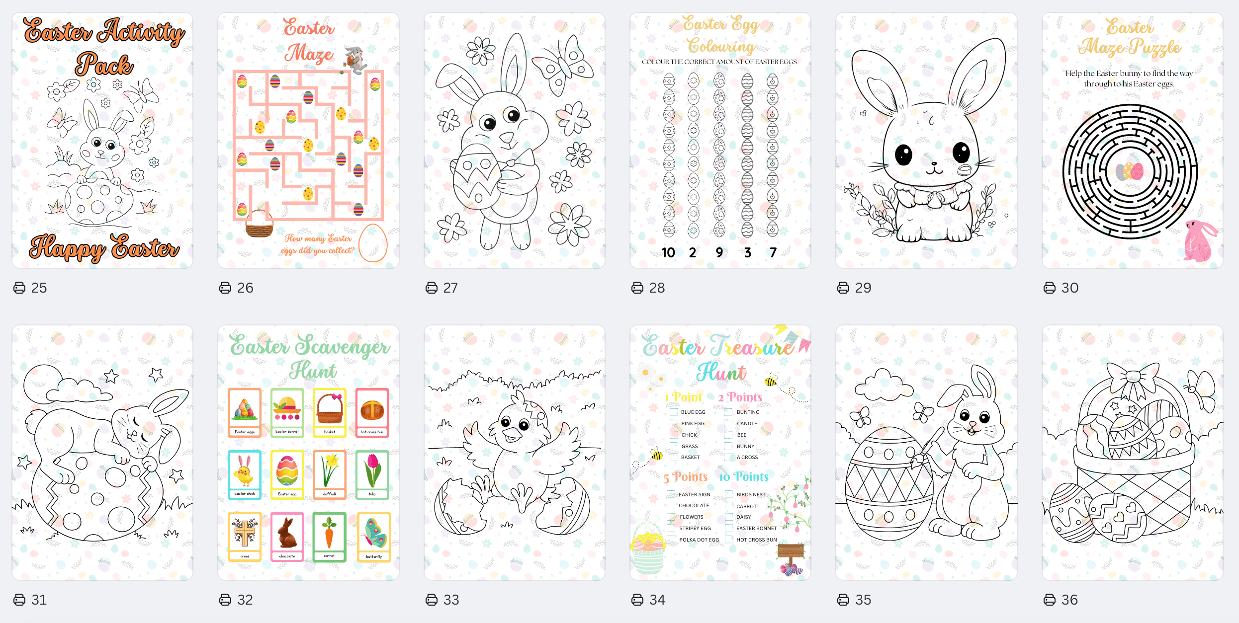 DIGITAL - Easter Activity Pack - Payhip