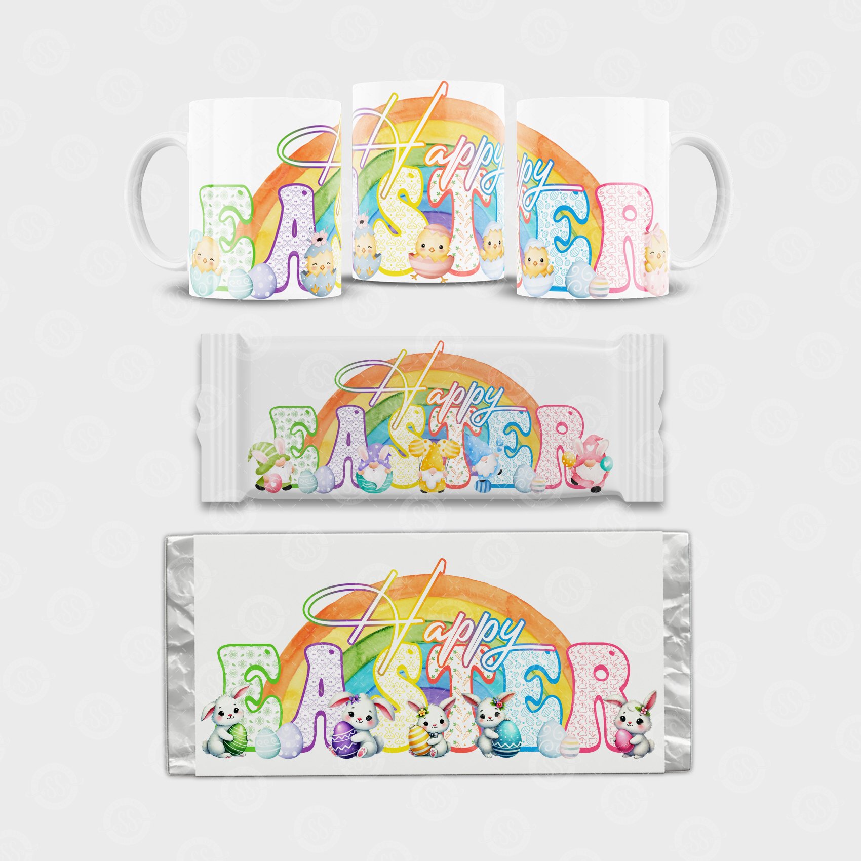 Happy Easter Clip Art Bundle - Payhip