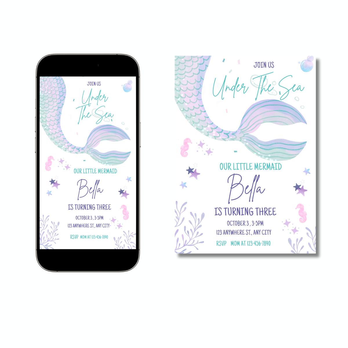 Digital Girls Mermaid Sea Theme 5xz inches and 1080x1920 pixels