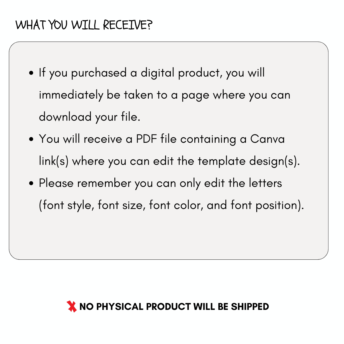 What you will receive - Digital Girls Mermaid Sea Theme