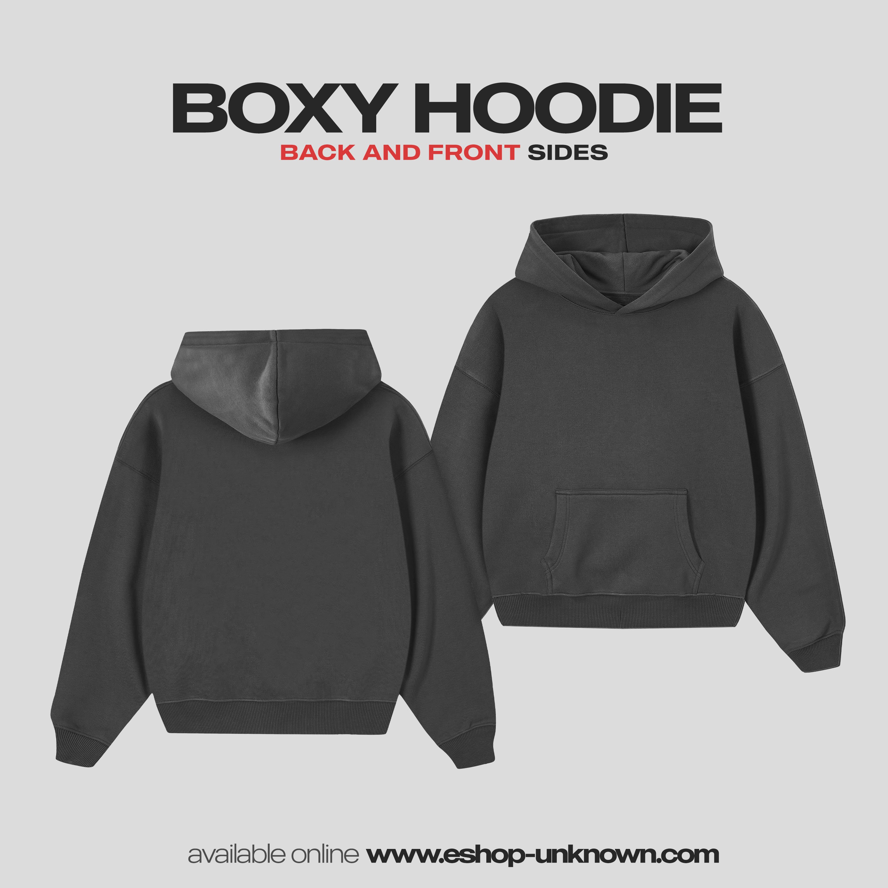 Boxy Hoodie Mockup