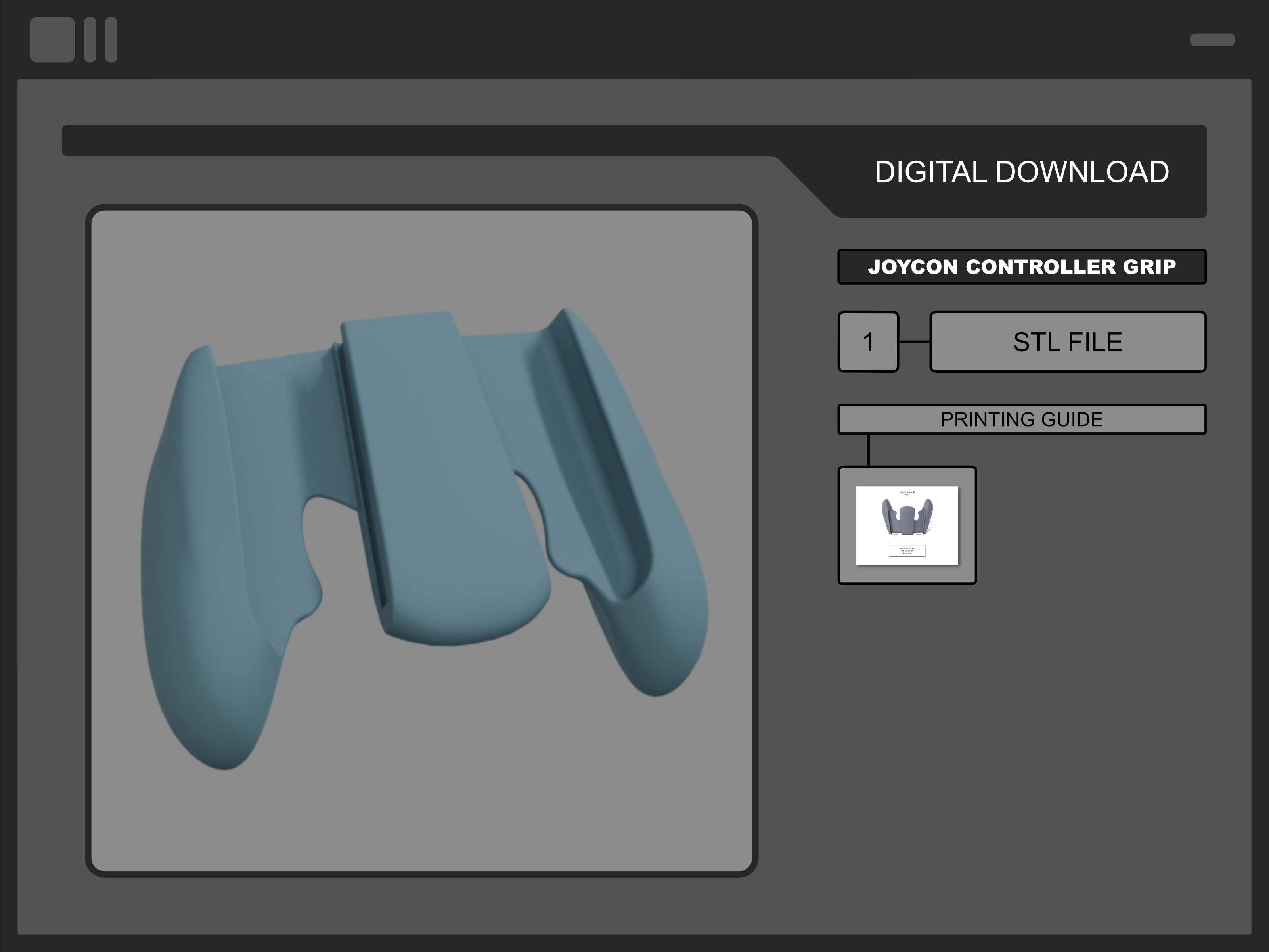 Joycon Controller Grip - Payhip
