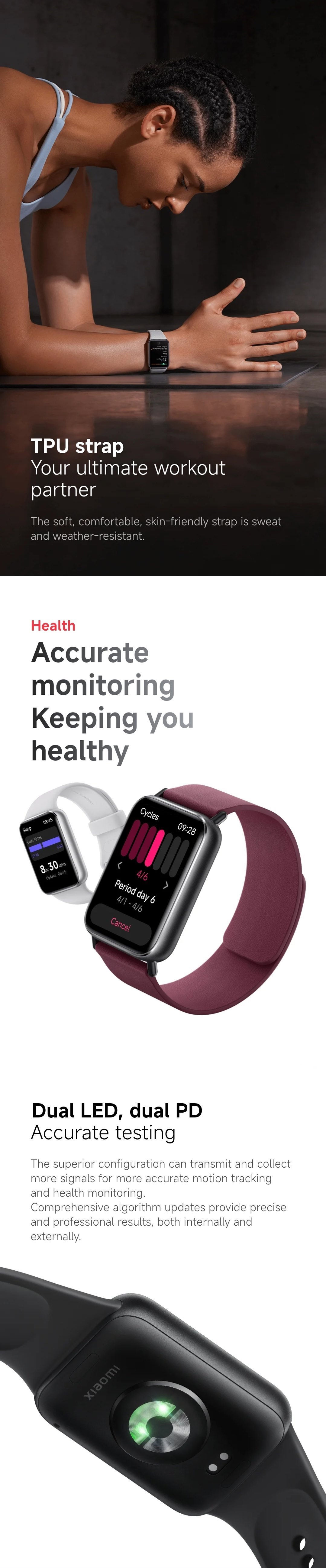 Xiaomi Smart Band 9 Pro Amoled Smart Watch GPS Fitness Tracker