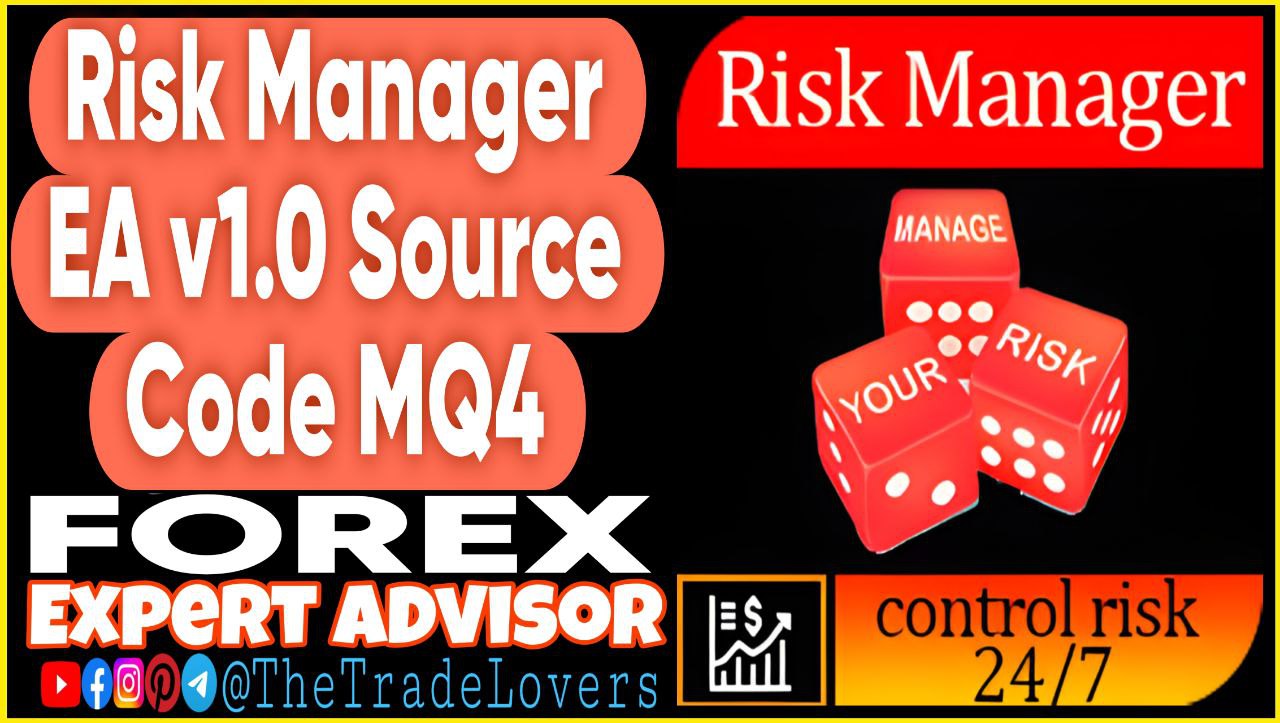 Risk Manager EA v1.0 Source Code MQ4 (Works on Build 1431 ) | Forex Robot | MT4 Expert Advisor