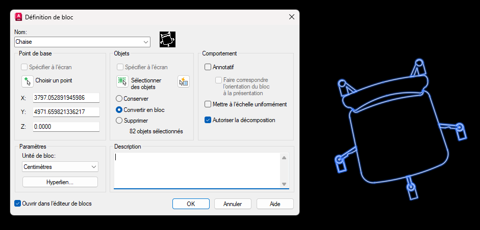 bloc autocad