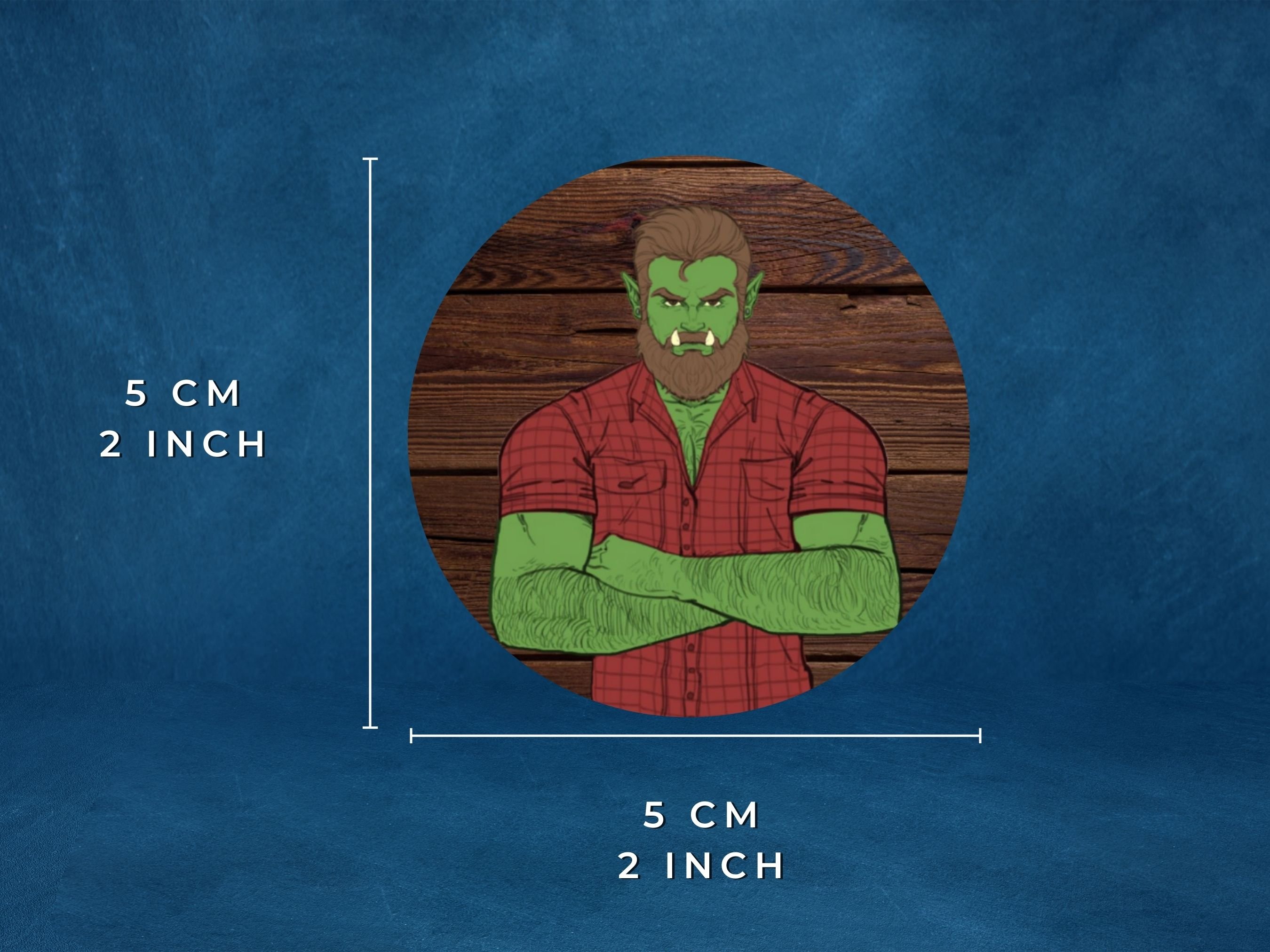 Kendar the Orc Sticker - Lilith Leana - Payhip