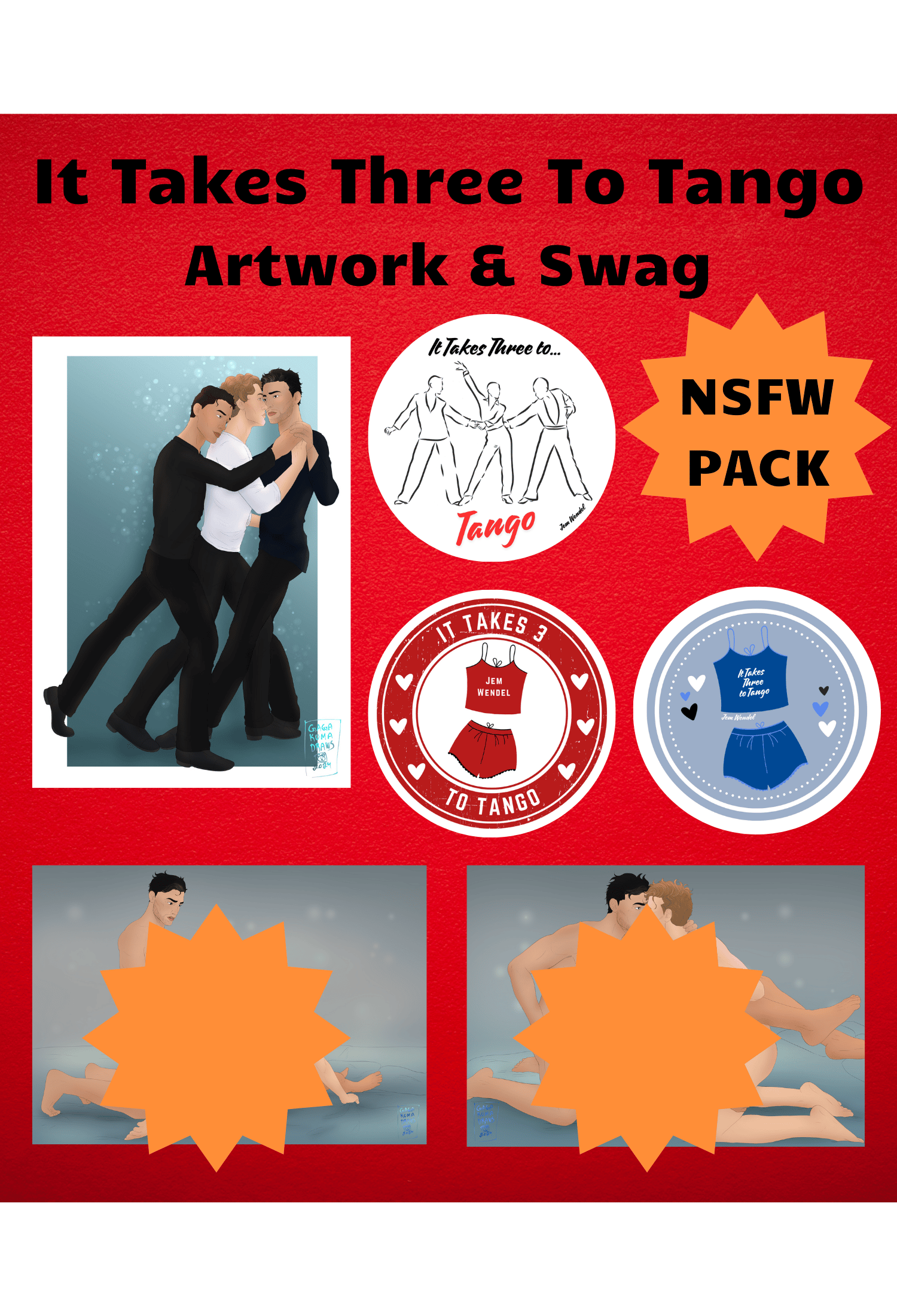 It Takes Three To Tango NSFW Swag Pack - Payhip