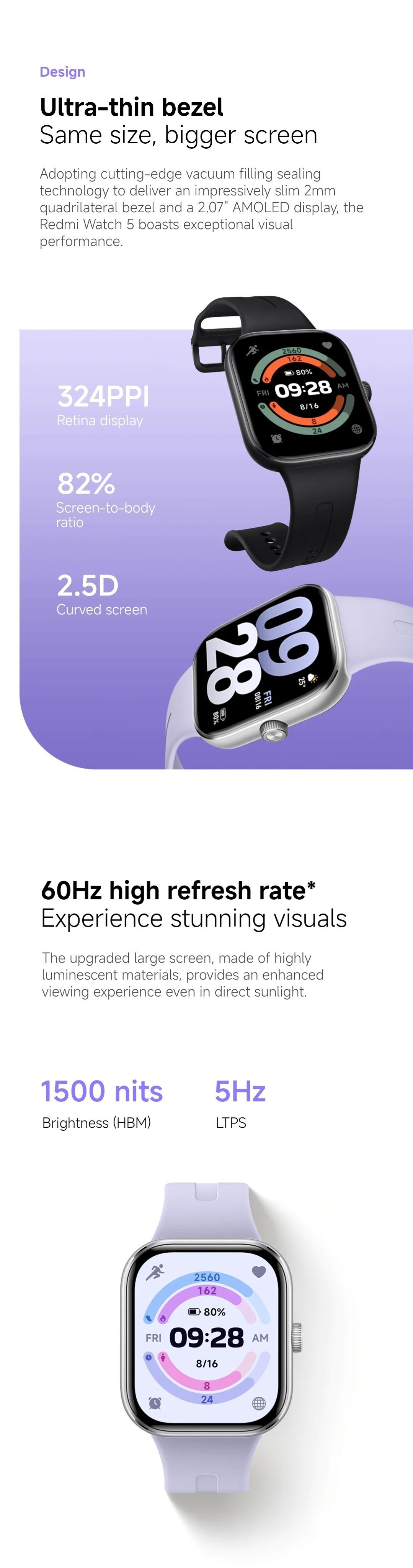 Xiaomi Redmi Watch 5 Calling Smart Watch GPS Fitness Tracker