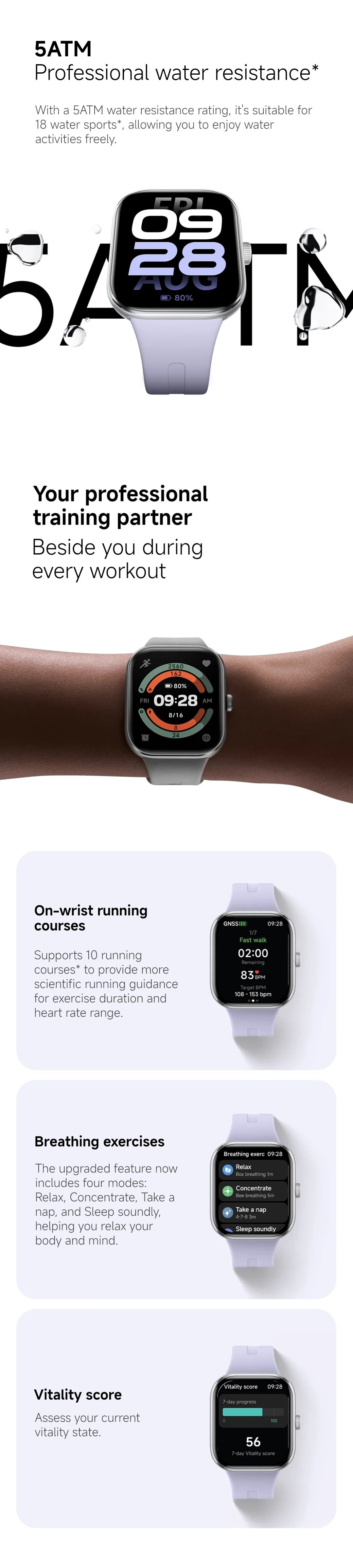 Xiaomi Redmi Watch 5 Calling Smart Watch GPS Fitness Tracker